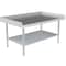 Koolmore 16 Gauge Stainless Steel Commercial Equipment Stand - 30 x 48 Heavy Duty Griddle Stand w/Undershelf EQT-163048 - alternate 9
